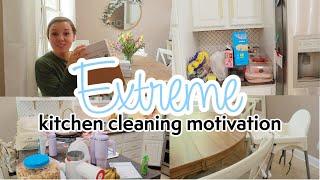 Extreme Kitchen Cleaning Motivation | Kitchen Clean With Me