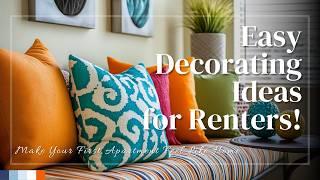 Make Your First Apartment Feel Like Home: Easy Decorating Ideas for Renters!