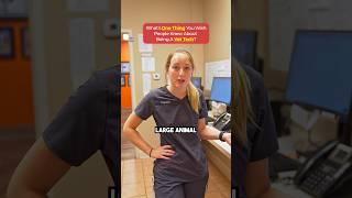 Vet Techs Can Do SO MANY Things #shorts