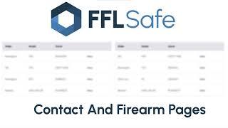 How to Use Contact and Firearm Pages