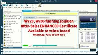 W223 W206 Flashing Solution | After-Sales ENHANCED Certificate