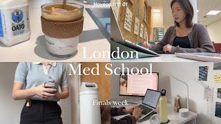 ‍FINALS week, 5th year at med school | 런던의대생 브이로그