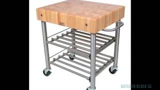 John Boos Cucina D'Amico Kitchen Carts | Butcher Block Co.