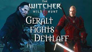 Geralt fights Dettlaff - Tesham Mutna - Witcher 3 Blood & Wine 1080p 60fps