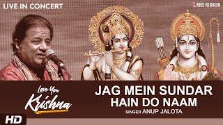 Jag Mein Sundar Hain Do Naam (Live) | Anup Jalota | Lord Ram-Krishna Bhajan | Love You Krishna