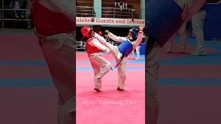 3 Headshot Kick #taekwondo #girl #fight #ajaytamangtkd #shorts