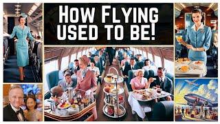 The Golden Age of Flying:  how it used to be in the 1950s and '60s!