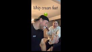 Whip Cream Foot Couples Challenge!