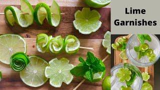 Lime Cocktail Garnish Ideas!