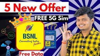 BSNL FREE 5G SIM & Data! 5 NEW Offers You NEED to Know (2024)