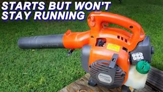 Fixing A Husqvarna Blower That Won't Stay Running