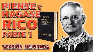 Piense y Hágase Rico de Napoleon Hill Audiolibro Completo en Español | Parte 1 | Versión Mejorada