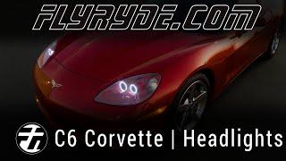 Chevy C6 Corvette LED Angel Eye Headlights by FlyRyde.com