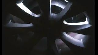 Auto LED Felgen Beleuchtung . Weiß Strobe Licht an der Alufelge LED Wheels Rims