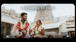  Ramkumar & Dhivya: A Cinematic Wedding Teaser in Madurai  | Vetri Photography