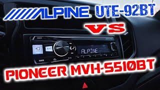 Лучшая магнитола для Автозвука! Alpine ute-92bt vs Pioneer MVH-X510BT и MVH-X580BT. Обзор.