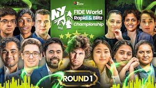 FIDE World Rapid & Blitz Chess Championship 2024 | Day 1| Live Commentary by Niklesh, GM Harshit