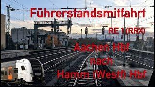 On the CHAOS Line across NRW | RE1 (RRX) | Cabview | Aachen - Cologne - Hamm | Class 462