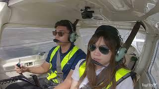 First Solo Flight - Cessna 152 - Topflite Academy - Juliana Alvarez - Philippines