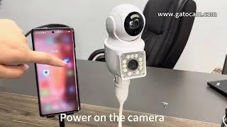 V360pro WIFI Bulb Camera smartphone setup installation video