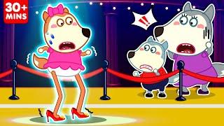 How Lucy’s High Heels Got Her into Trouble  - Cartoons for Kids  @CuteWolfVideos