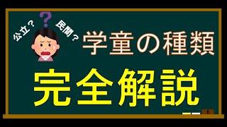 【学童の種類　完全解説】学童保育