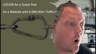 Link Broker offered me Guest Post on 6M traffic website for less than €200