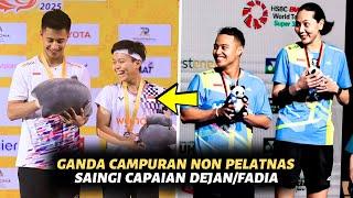 PEMAIN PELATNAS vs NON PELATNAS  Persaingan Prestasi Ganda Campuran, Dejan/Fadia vs Rehan/Gloria