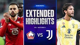 Lille vs. Juventus: Extended Highlights | UCL League Phase MD 4 | CBS Sports Golazo