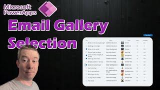 Emailing Gallery Selections in Power Apps with an Email Template