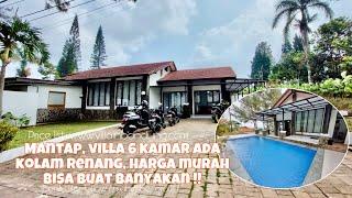 Review Villa 6 Kamar Ada Kolam Renang Termurah di Bandung !! Bisa Untuk Banyakan !!