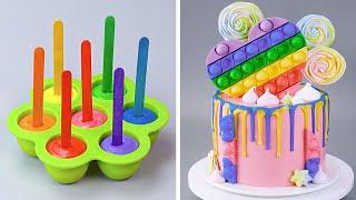 Most Satisfying Colorful Cake Tutorial | Video  Cake Lovers