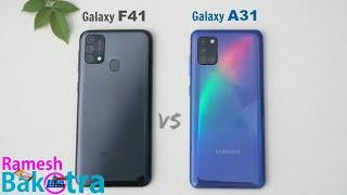 Samsung Galaxy F41 vs Galaxy A31 SpeedTest and Camera Comparison