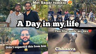 I Met @Sagar.Tumkur   | Weekend in my life | Chhaava| #vlogs #vlog #diml #dailyvlogs #dailyvlog