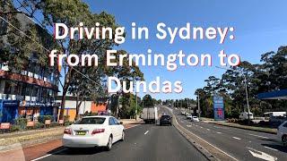 Driving in Sydney: from Ermington to Dundas