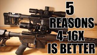 5 Reasons 4-16x Scopes Beat 6-24x Scopes! Arken Optics SH4 Gen 2