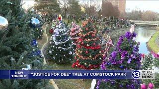 “Justice for Dee” tree at Comstock Park