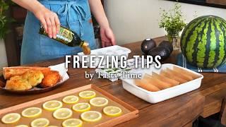 15 Food Freezing and Storage Methods／ Freezing Tips To Save Time And Money