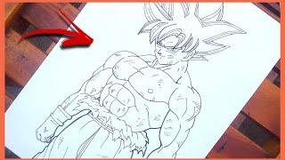 Cómo dibujar EL GOKU INSTINTO SUPERIOR