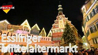 【Esslingen am Neckar Weihnachtsmarkt 2023】Esslinger Mittelaltermarkt / Christmas Market in Germany