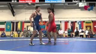 59 KG Gold - Gaurav Sharma (IND) vs Haitham Mahmoud Ahmed (EGY)