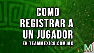 Como crear una cuenta en teammexico.com.mx