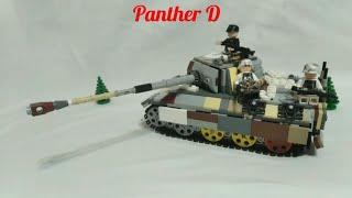 LEGO инструкция на средний немецкий танк Panther D