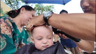 Vlog 2787 ll DONALD CẮT TÓC TẠI NHÀ Ở VIỆT NAM | HOYER FAMILY CUỘC SỐNG MỸ