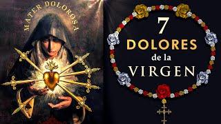 Rosario Rosa Mística Los 7 Dolores de la Virgen María