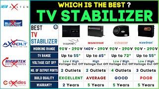  Best Voltage Stabilizer for Smart TV LED TV 2024 |  V-Guard vs Monitor vs Everest vs Nextron