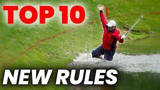 NEW GOLF RULES 2019 - The 10  Most Important GOLF RULE  CHANGES