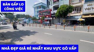 Nhà đẹp giá rẻ nhất khu vực ngay đường Nguyễn Thái Sơn và chợ Gò Vấp.