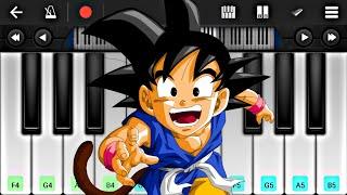 Dragon Ball GT - Opening Theme (PERFECT PIANO) EASY Piano Mobile| Walkband App| Piano Tutorial