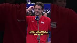 Frances Tiafoe's HILARIOUS Prank On Taylor Fritz 